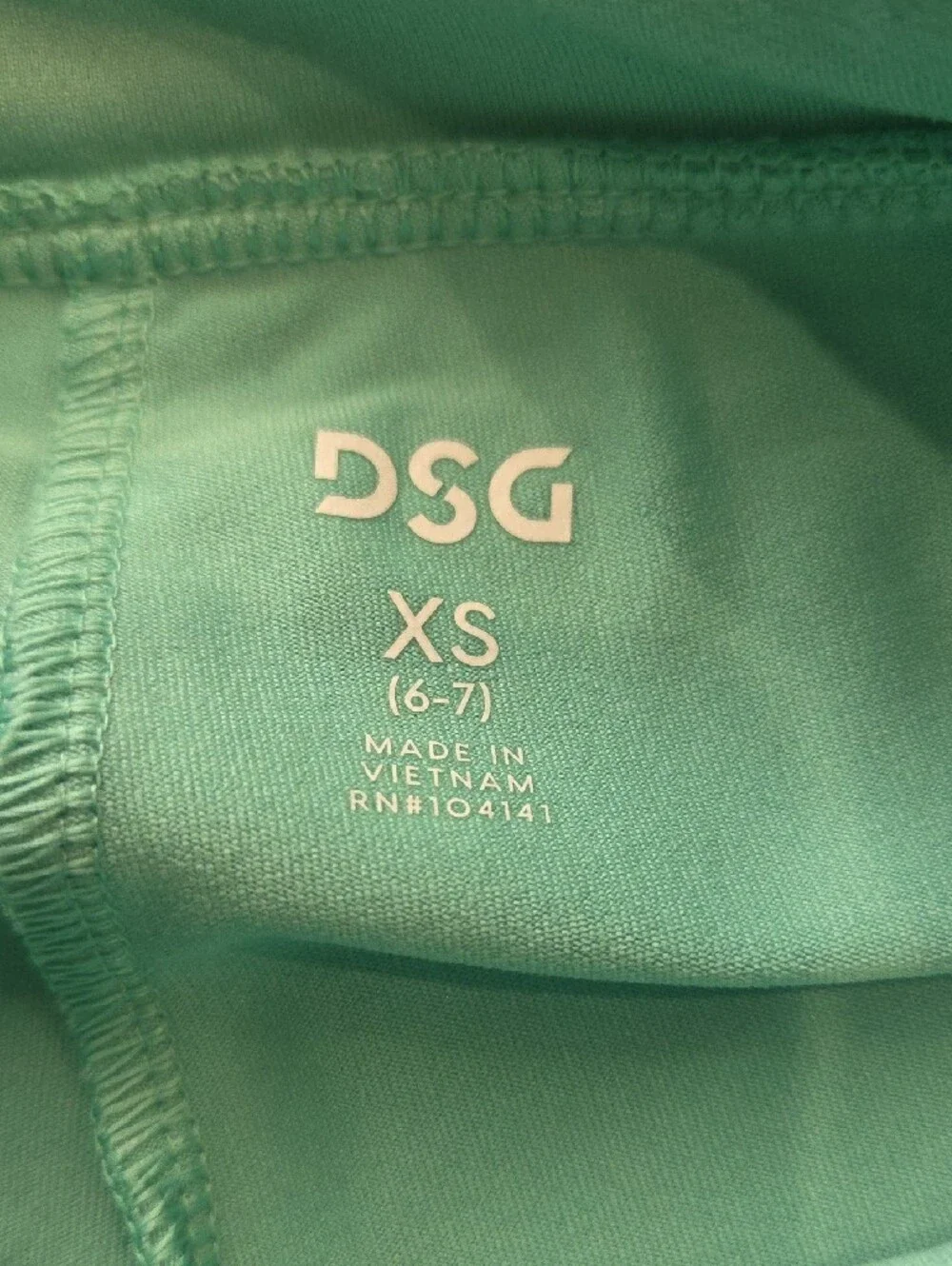 DSG Mint Green Girls' Tank, Crop Top & Skort Set